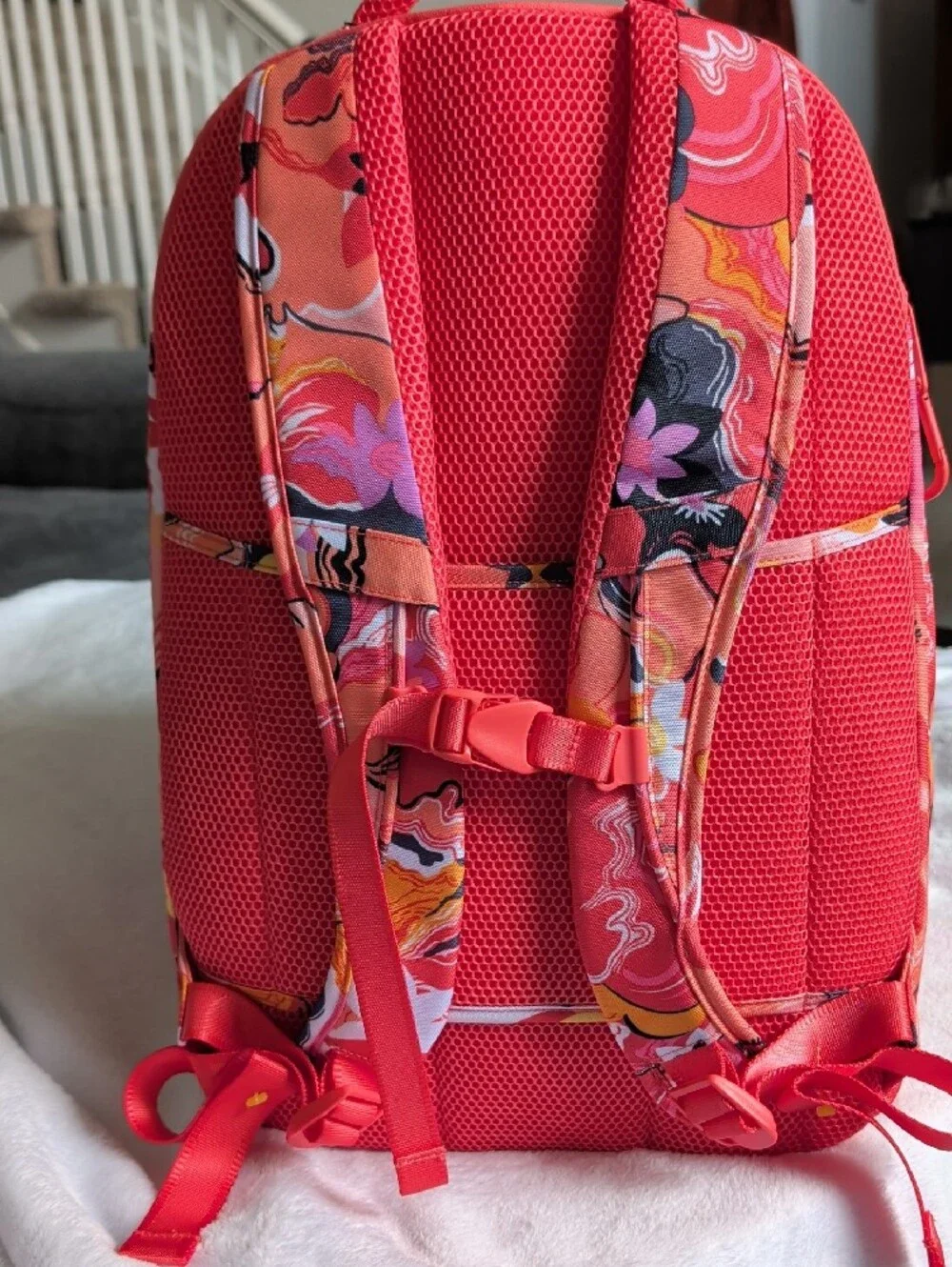 Vera Bradley Kids Floral Swirl Coral Multi Backpack